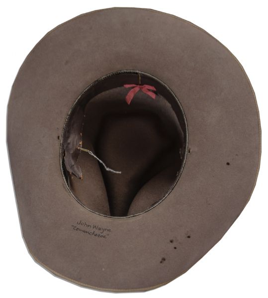 Scarce John Wayne Cowboy Hat Worn in Six Films That Defined The Iconic Actor's Western Career