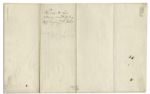King George III Document Signed From 1812 -- With Bold & Large ''George PR'' Signature