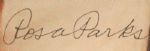 Rosa Parks Signed Poster