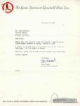 Stan Musial Typed Letter Signed on St. Louis Cardinals Stationery