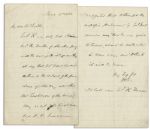 1868 Letter on Alaska Purchase & Ulysses S. Grant -- ...Grant has said nothing on the...purchase of Alaska...impression produced by Genl Grants enemies...should be counteracted...