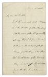 1868 Letter on Alaska Purchase & Ulysses S. Grant -- ''...Grant has said nothing on the...purchase of Alaska...impression produced by Genl Grant's enemies...should be counteracted...''