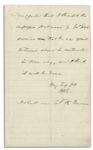 1868 Letter on Alaska Purchase & Ulysses S. Grant -- ''...Grant has said nothing on the...purchase of Alaska...impression produced by Genl Grant's enemies...should be counteracted...''