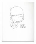 Mort Walker Signed ''Beetle Bailey'' Drawings