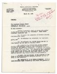 Walter O'Malley Autograph Note Signed -- ''...Calder Mackay at age 80 continues to be on the ball!'' 