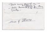 Harper Lee Autograph Letter Signed -- ''...I hope to attend at least a couple of concerts...''