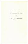 Eugene O'Neill's 1934 Play ''Days Without End'' Signed Limited First Edition