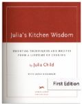 Julia Child Signed First Edition of ''Julia's Kitchen Wisdom''