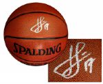 Jeremy Lin Signed Basketball -- With JSA COA