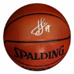 Jeremy Lin Signed Basketball -- With JSA COA