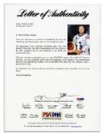 Neil Armstrong Signed 8'' x 10'' Photo -- Uninscribed & Near Fine -- With PSA/DNA COA