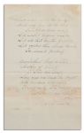 Samuel Francis Smith Handwritten & Signed Copy of ''America'' -- His Magnum Opus, Also Titled ''My Country, 'Tis of Thee''
