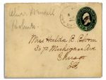 Oliver Wendell Holmes Autograph Note Signed -- ''...It warms my old heart and makes me grateful to you for giving such free and kind expression to your thoughts and feelings...''