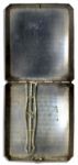 Incredibly Rare Boston Red Sox Medallion Applied to a Silver Cigarette Case -- From Their World Championship in 1912