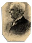 Famed Fireside Poet Oliver Wendell Holmes Signed Card