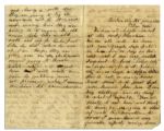 California Gold Rush Autograph Letter Signed -- ''...We are going to Start up to the mountains tomorow I guess. there is very faverable reports coming down from the mountains every day...''