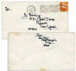 Jacqueline Bouvier's Eccentric Cousin Edie Bouvier Beale Autograph Letter Signed -- ''...the priest said, 'this is for Edith Bouvier who was married in this church.'...''