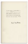 Excellent Carl Sandburg ''Lincoln Collector, The Story of the Oliver R. Barrett Lincoln Collection'' Signed Limited First Edition