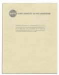 Neil Armstrong Trimmed Signed Photo