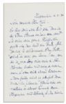 Jewish Philosopher Martin Buber Autograph Letter Signed -- ''...it has been such a long time that I have not been to Ober-Hambach and have no idea when I will be able to visit there...''
