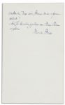 Jewish Philosopher Martin Buber Autograph Letter Signed -- ''...it has been such a long time that I have not been to Ober-Hambach and have no idea when I will be able to visit there...''