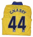 Arsenal Football Shirt Match Worn and Signed by Serge Gnabry