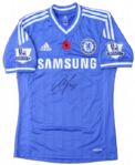 Cesar Azpilicueta Match Worn Chelsea Football Shirt Signed