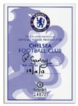 Demba Ba Match Worn Chelsea Football Shirt Signed