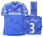 Ashley Cole Chelsea Football Shirt Signed