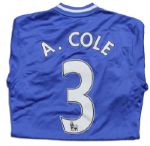 Ashley Cole Chelsea Football Shirt Signed