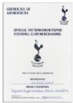 Kyle Walker Match Worn Tottenham Hotspur Match Worn Shirt Signed