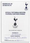 Sandro Match Worn Tottenham Hotspur Football Shirt Signed