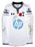 Roberto Soldado Match Worn Tottenham Hotspur Football Shirt Signed