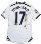Andros Townsend Match Worn Tottenham Hotspur Football Shirt Signed
