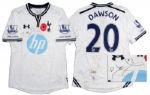 Michael Dawson Match Worn Tottenham Hotspur Match Worn Shirt Signed