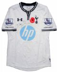 Michael Dawson Match Worn Tottenham Hotspur Match Worn Shirt Signed
