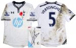 Jan Vertonghen Match Worn Tottenham Hotspur Match Worn Shirt Signed