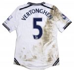 Jan Vertonghen Match Worn Tottenham Hotspur Match Worn Shirt Signed