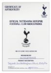 Jan Vertonghen Match Worn Tottenham Hotspur Match Worn Shirt Signed
