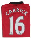 Michael Carrick Manchester United Match Worn Shirt Signed