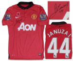 Adnan Januzaj Manchester United Match Worn Shirt Signed