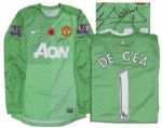 David DeGea Match Worn Manchester United Shirt Signed