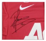 Phil Jones Match Worn Manchester United Shirt Signed