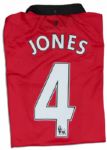 Phil Jones Match Worn Manchester United Shirt Signed