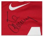Tom Cleverley Match Worn Manchester United Shirt Signed