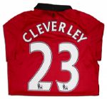Tom Cleverley Match Worn Manchester United Shirt Signed