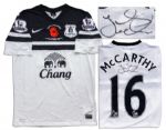 James McCarthy Match Worn Everton Football Shirt Signed