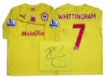 Peter Whittingham Match Worn Cardiff City Football Shirt Signed