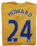 Tim Howard Match Worn Everton Football Shirt Signed