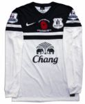 Gerard Deulofeu Match Worn Everton Football Shirt Signed